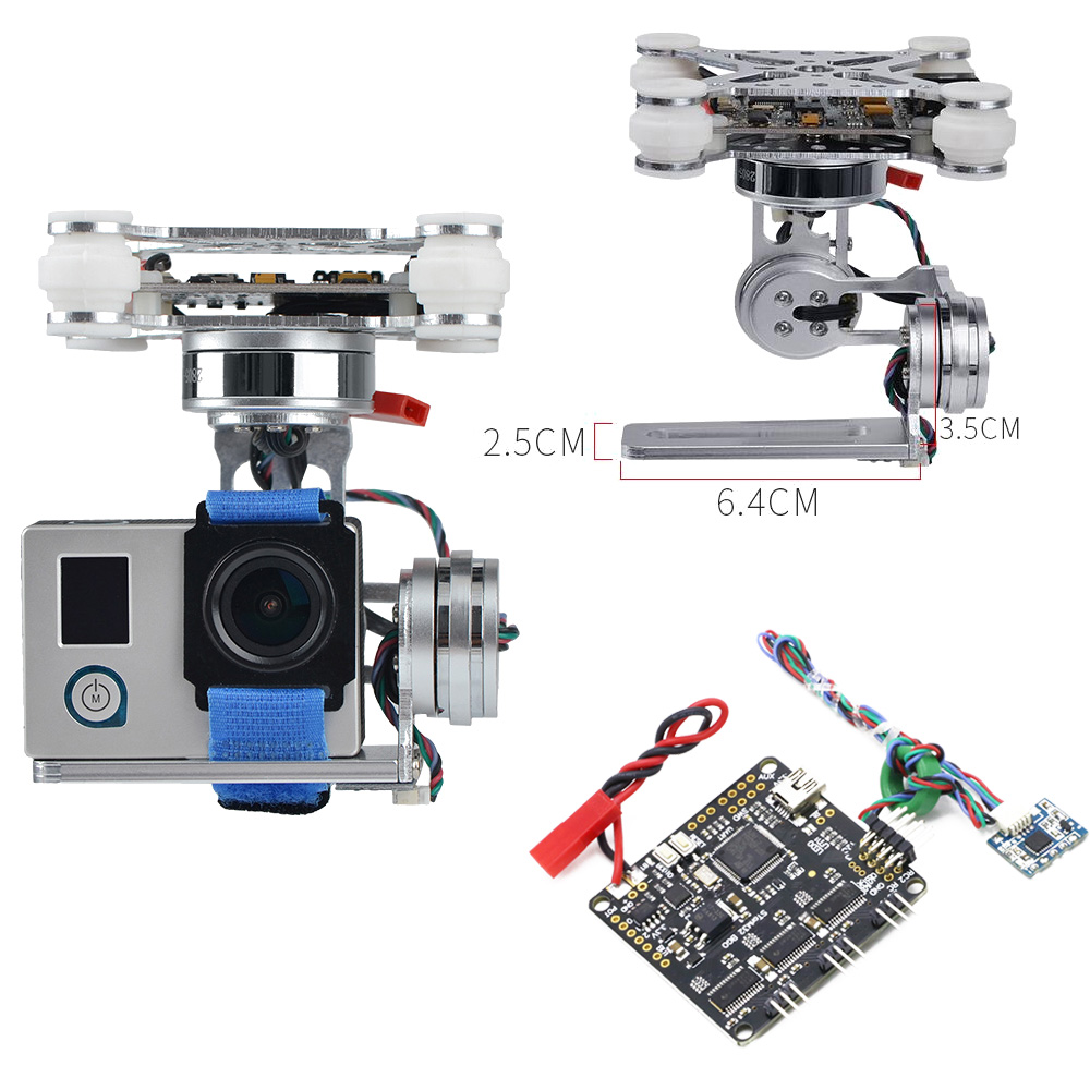 Drone Gimbal Mount - RCTOSKY 3 축 브러시리스 짐벌 카메라