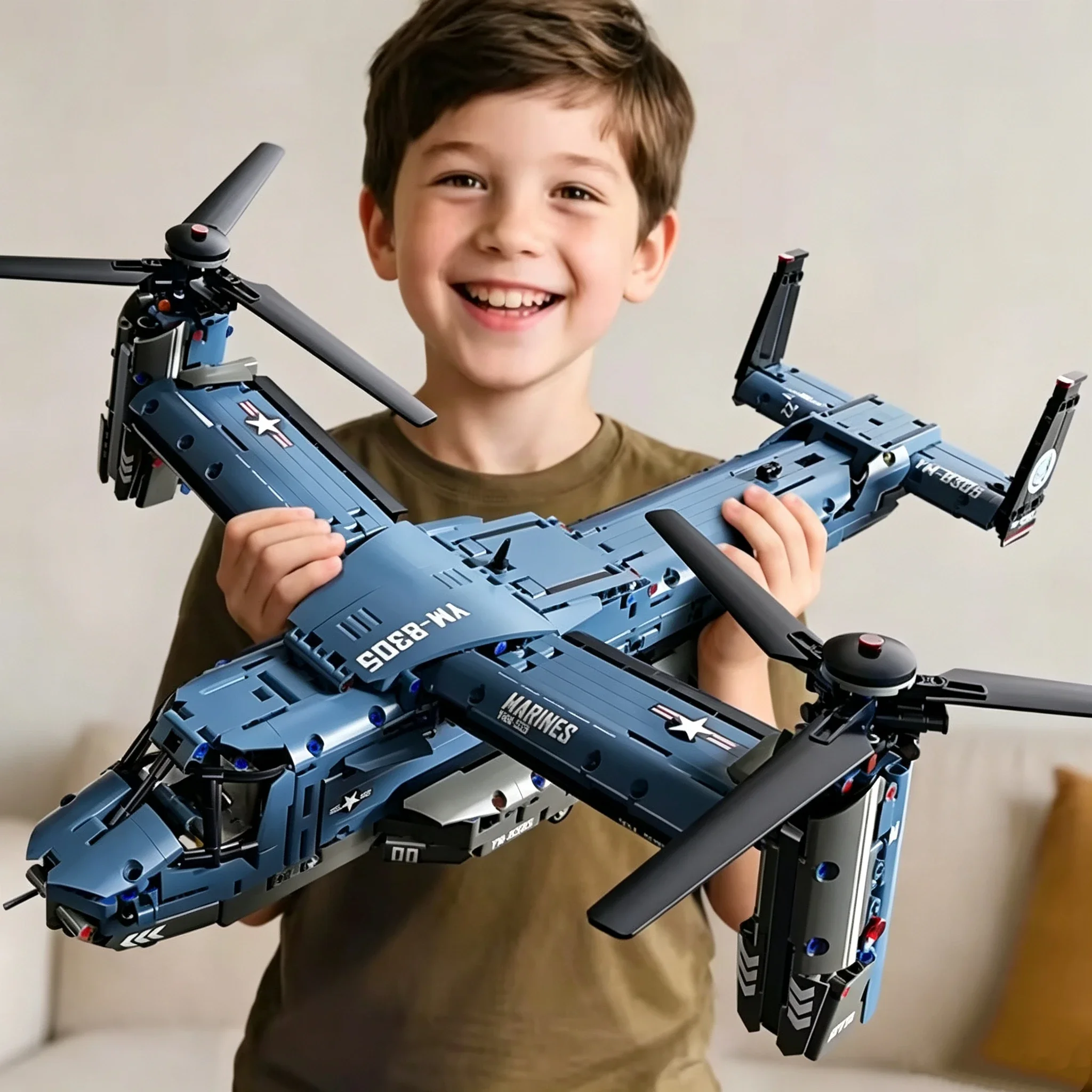 Jjrc Drone X12 - 군용 V-22 오스프레이 틸트로터 조립 블록